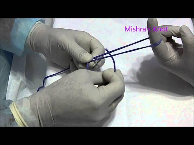 How to tie Mishra's Knot for Laparoscopic Surgery