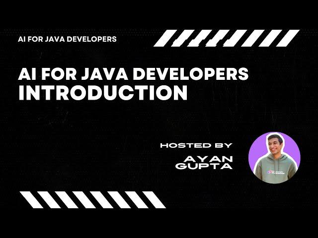 AI for Java Developers: Introduction