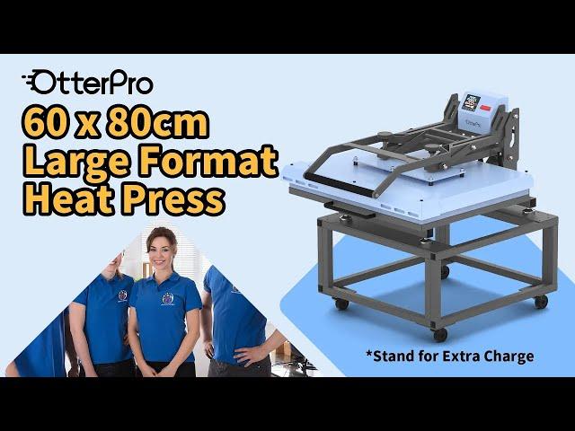 Unlock more opportunities for mass production with the OtterPro Large Format Sublimation Heat Press!