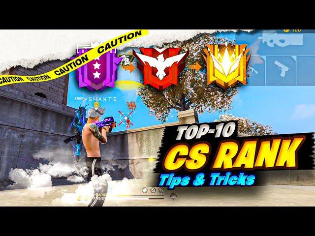 TOP 10  ( CS RANK TIPS & TRICKS ) ||  10X FASTER RANK PUSH TIPS