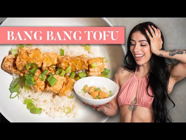 How To Make Tofu Delicious For Anyone! EASY Bang Bang Tofu Recipe!