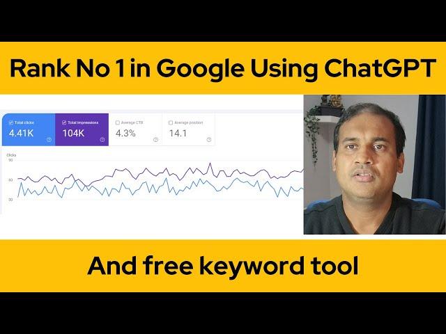 rank no 1 in google using chatgpt and free keyword analyser tool