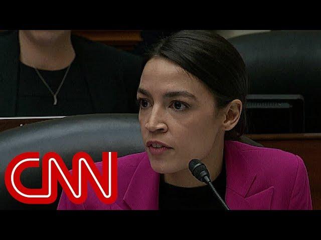 Alexandria Ocasio-Cortez calls out Trump in five-minute corruption game