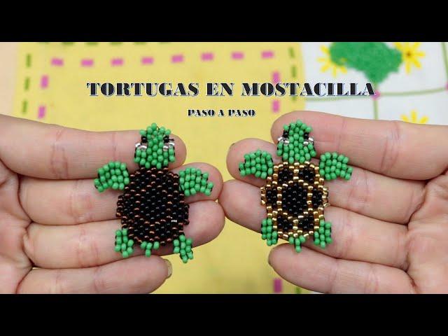 Como hacer tortugas en mostacilla (paso a paso)