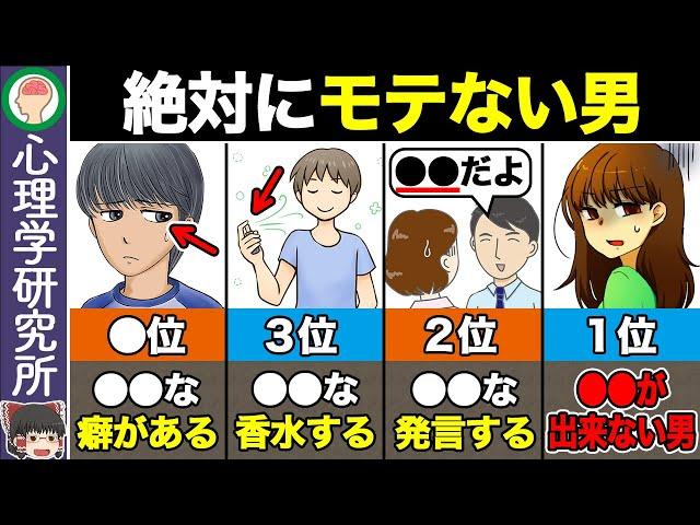 【TOP7】１つでも当てはまったらヤバい！モテない男がやりがちな行動！