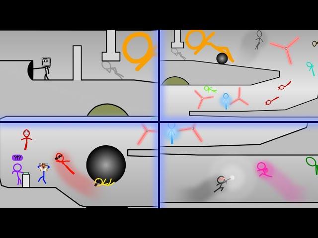 The Stickworld Obstacle Course Collab!