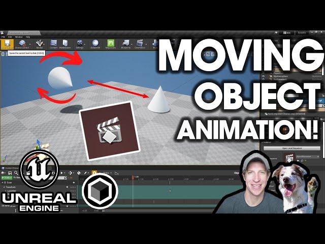 Animating OBJECT MOVEMENT in Unreal Engine! (Easy tutorial)