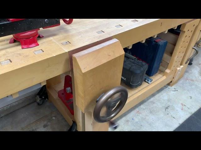 Benchcrafted leg vise operation