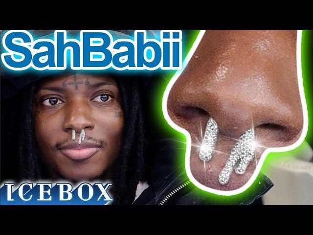 SahBabii Gets a Diamond Nose Ring at Icebox!