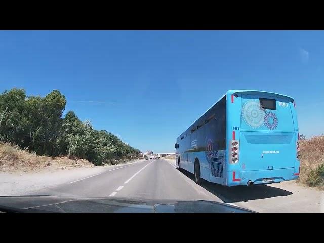 طريق القصر الصغير الرؤية واضحة والمناضر رائعة  route de Tanger-ksar sghir, diki ,oued aliane etc