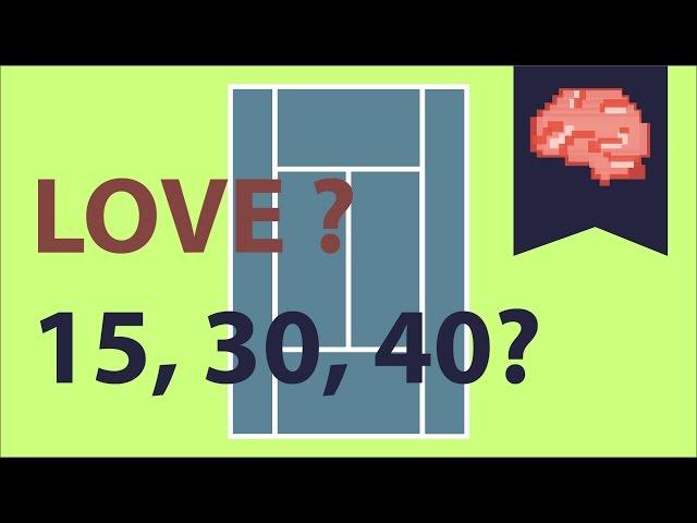 In tennis, why is the score count 0 (love) 15 30 40?