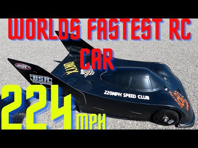 NEW WORLDS FASTEST RC CAR  (224mph)           ARRMA LIMITLESS GT  (Stock length)