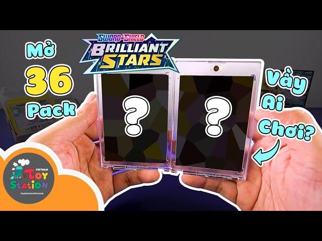 Mở 36 packs Pokemon TCG Brilliant Stars kiểu này rồi ai coi được ToyStation 679