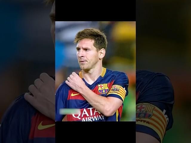 When Messi forgot He’s the Captain #shorts #football