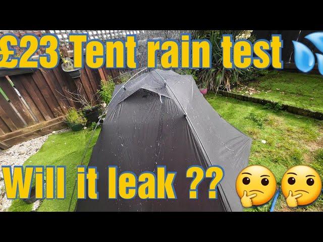 Will the Outsunny tent leak ??