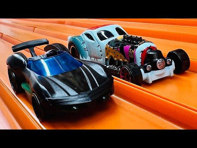 SRC Review: 8 New Hot Wheels Character Cars  Unboxing, Review, and Race!