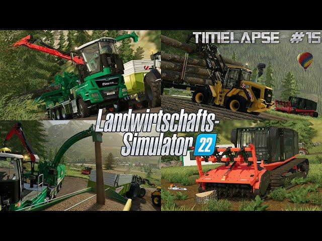 ENERGIEHOLZ HACKEN mit JENZ COBRA und 1322PS! LEHNER HACKGUT im EINSATZ?| [LS22] - Timelapse #15