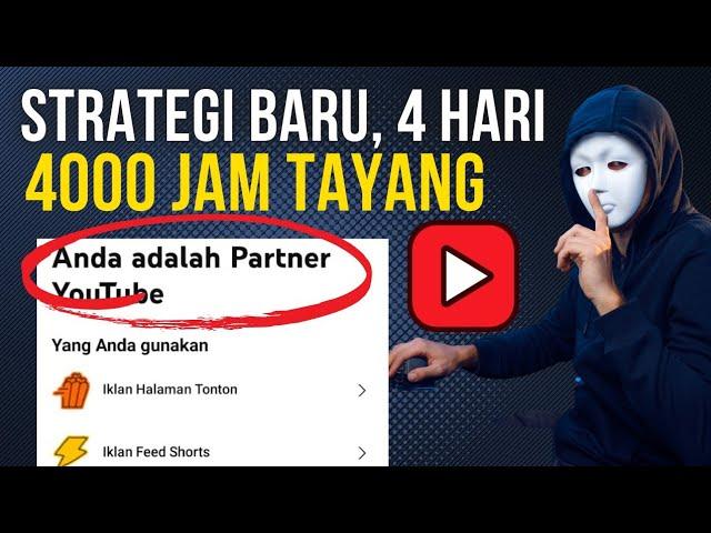 Strategi Baru 2025‼️Cara Cepat Mendapatkan 4000 Jam Tayang