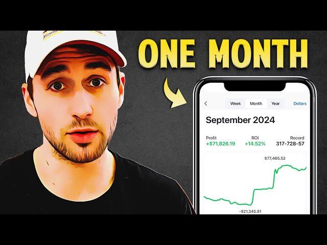 How I Profited $70,000 Betting on Sports in ONE Month (Sharp Strategies, Step by Step Tutorial)