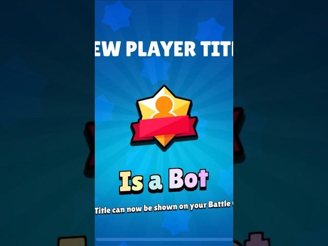 Is a Bot #brawlstars #shorts