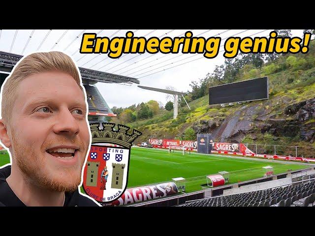 PRIVATE TOUR AT EUROPE'S BEST LOOKING STADIUM!!! S.C. Braga (Braga Municipal Stadium)