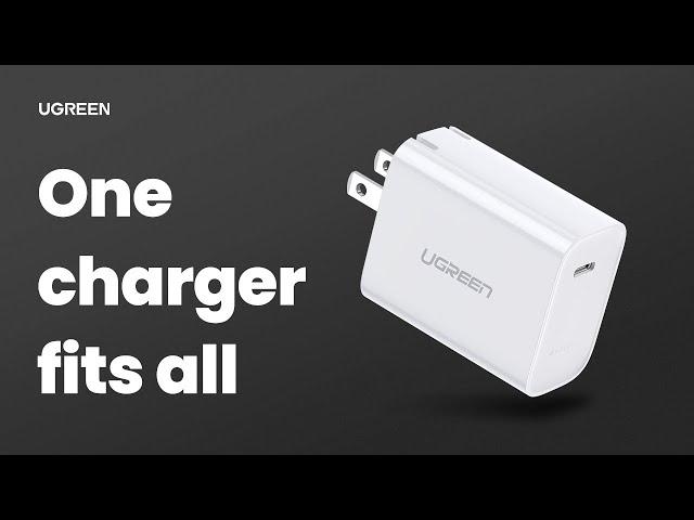 One charger fits all | Ugreen 30W PD USB-C fast Charge