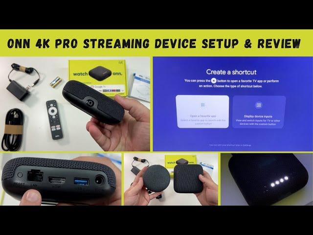 Onn 4K Pro Streaming Device Setup & Review