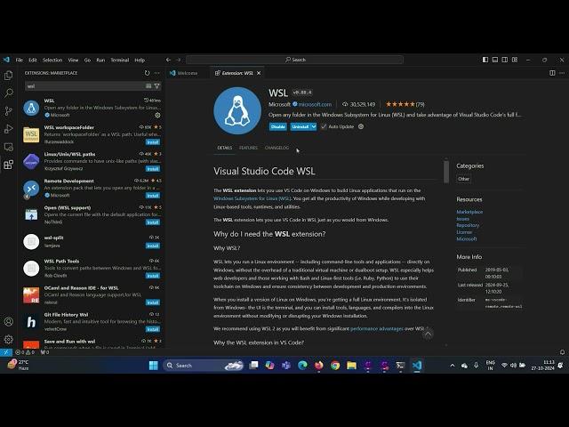 How to Open WSL2 Terminal and Folder in VS Code (Visual Studio Code) on Windows 11