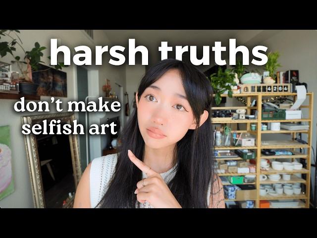 my honest advice for artists & small businesses: how to get people to ACTUALLY buy your art