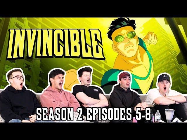 SEASON 2 PART 2 WAS INSANE...Invincible 2x5-8 | Reaction/Review