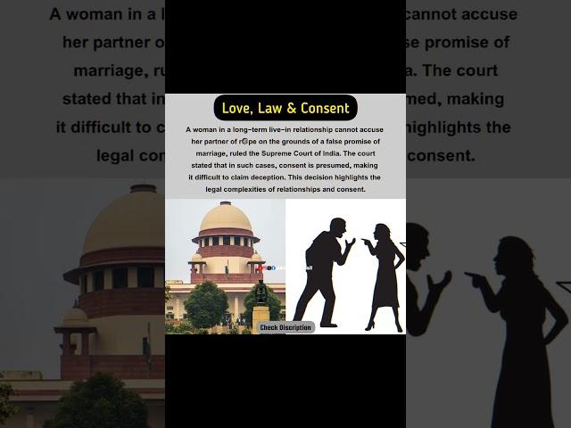 "Live-In Relationship & R@pe Law: SC’s Big Decision"