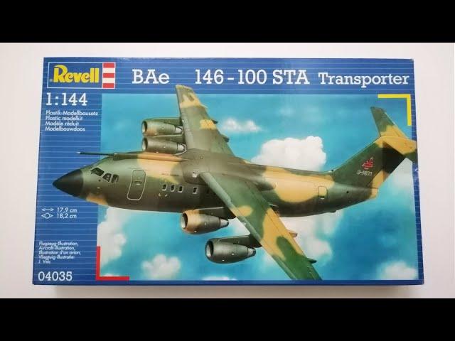 Revell's 1/144 BAe 146 (Full Build)