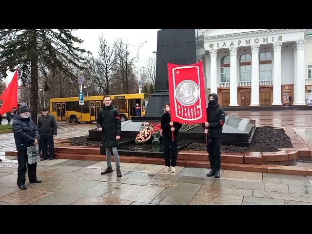 Прамова на мітынгу 7 лістапада ў Віцебску