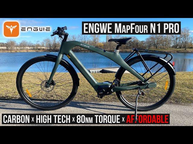 2025's Best Value Carbon E-Bike! - ENGWE MapFour N1 Pro Review & Test (Surprisingly Affordable)