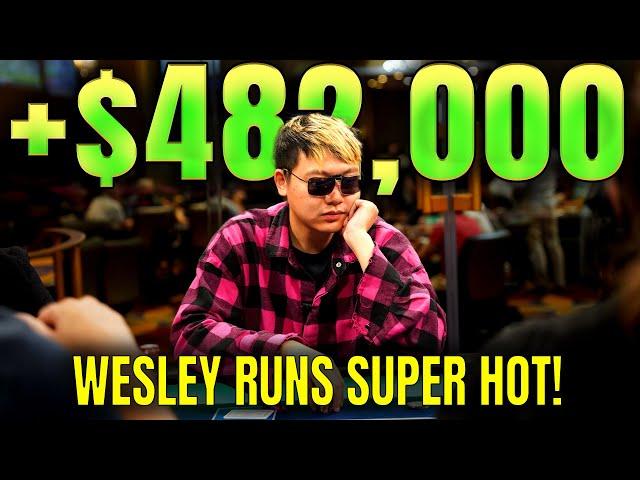 Wesley Wins $500,000 vs Eric Persson & JRB in Super High Stakes Poker