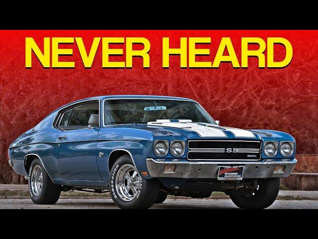 10 WEIRDEST GM Muscle Cars We Have NEVER Heard About