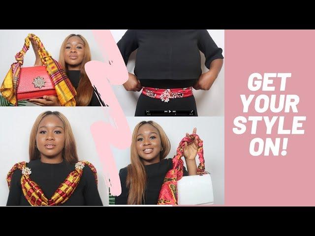 STYLISH WAYS TO WEAR A SCARF - WORK WEAR IDEAS || Black Owned Business