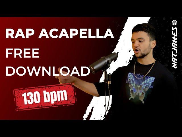 EDM Rap Acapella 130bpm - Download FREE Vocals "HOOK RIGHT" (High Energy)