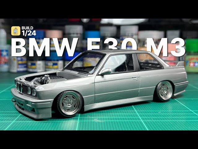 Build 1/24 BMW M3 E30 Stance - Nunu Model Kit