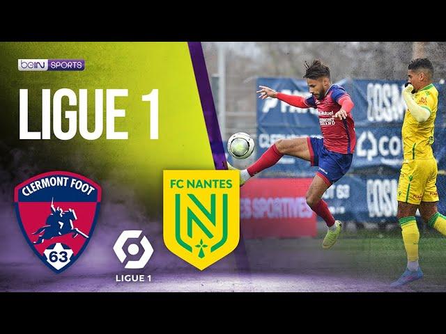 Clermont Foot vs Nantes | LIGUE 1 HIGHLIGHTS | 04/03/2022 | beIN SPORTS USA