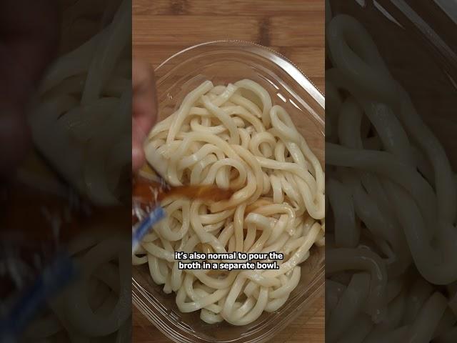 Udon Noodles from a Convenience Store