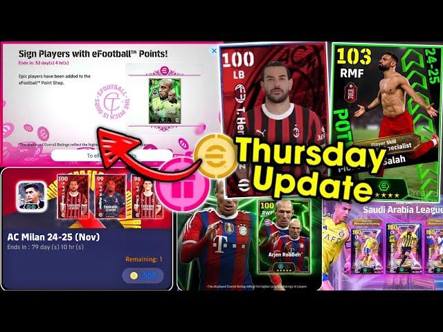 New Premium Pack, Free Coins | What Is Coming On Thursday & Monday In eFootball 2025