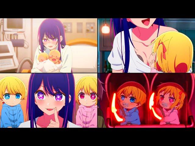 Ai Hoshino with Aqua and Ruby Cute and Funny Moments Compilations | Oshi no Ko