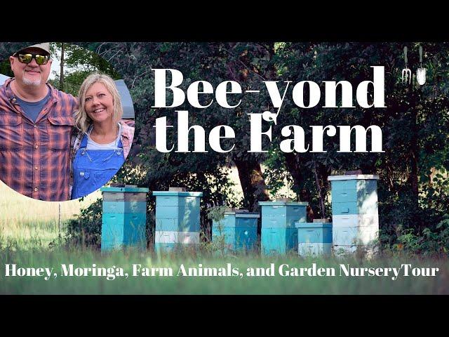 Bee-yond the Farm: Harvesting Honey, Moringa, Farm Animals, and Garden Nursery Tour