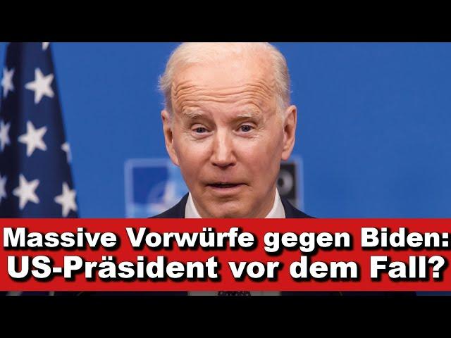 Massive Vorwürfe gegen Biden – US-Präsident vor dem Fall? (Kurze Wortmeldung)