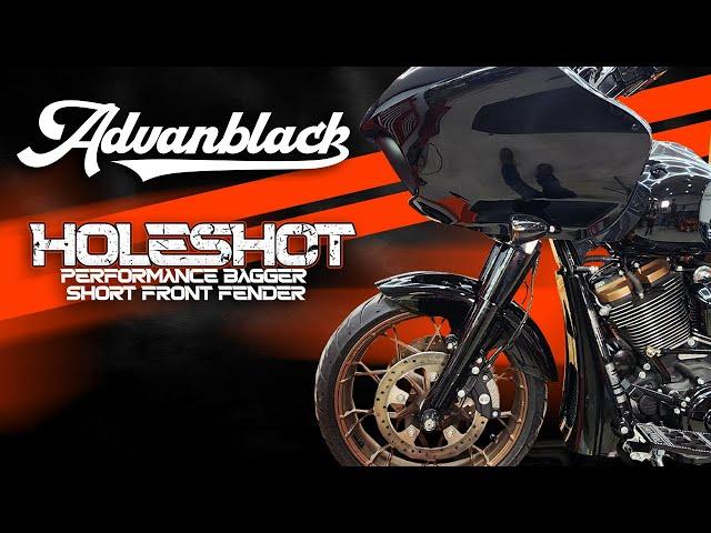 Advanblack HOLESHOT Performance Bagger Front Fender