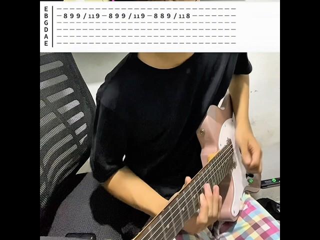 Only - Lee Hi (electric guitar cover) with tabs #music #artist #electricguitar #music #tabs #love