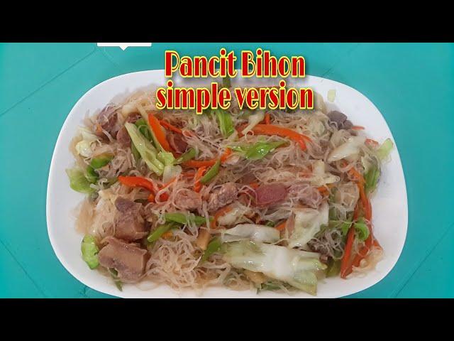 Pancit bihon recipe/how to cook pancit bihon/charms recipe