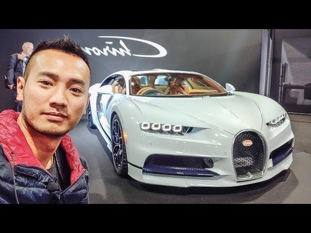 Sờ mần Bugatti Chiron - Siêu xe đắt nhất thế giới tại Paris | XEHAY.VN