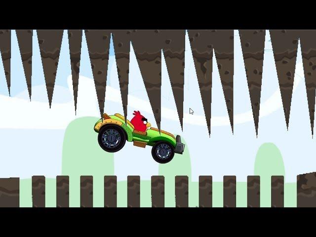 Angry Birds Cross Country - SKILL GAME CAR RACING GAMEPLAY!